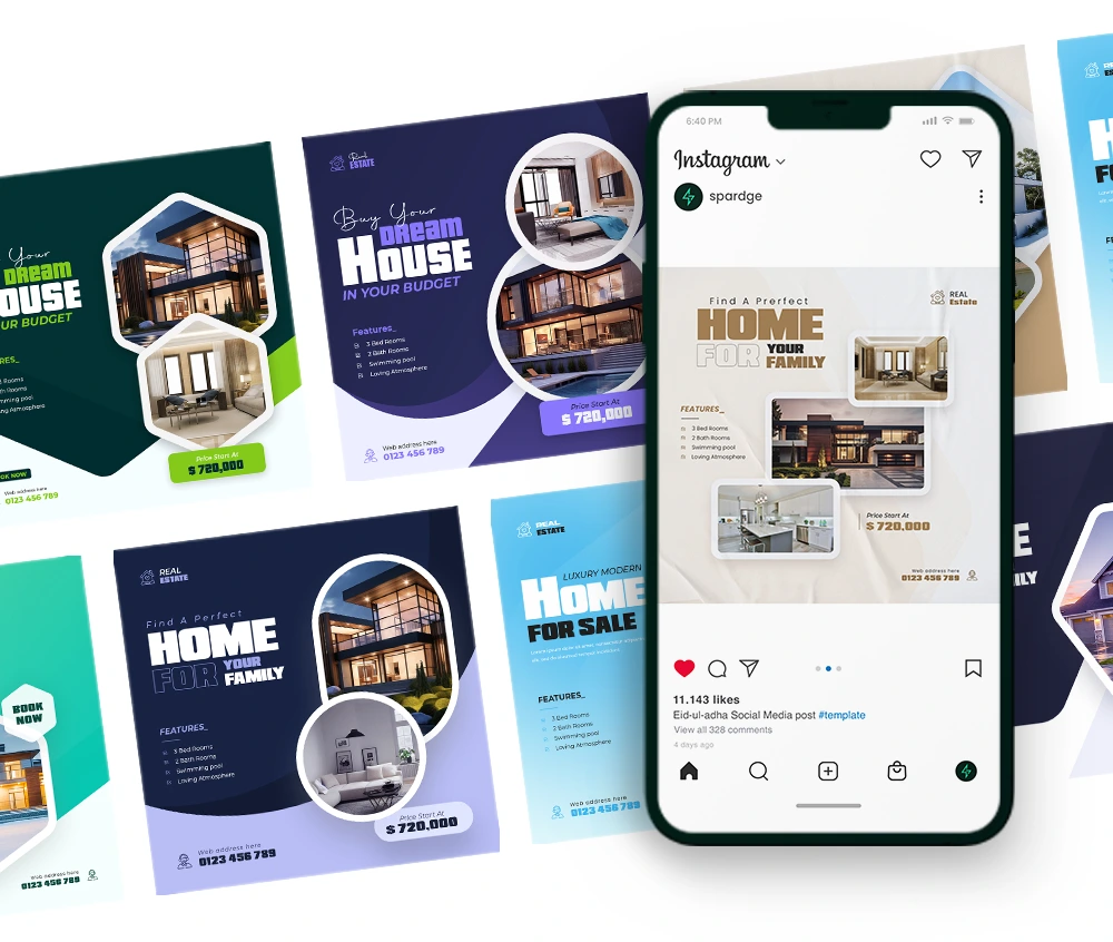 real estate social media post